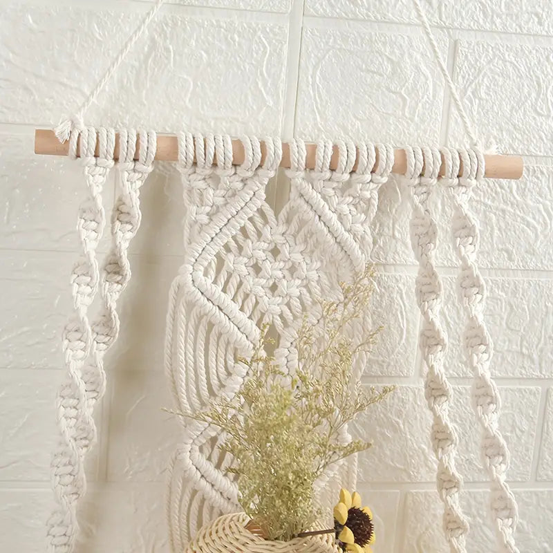 Bohemian Wooden Floating Shelf