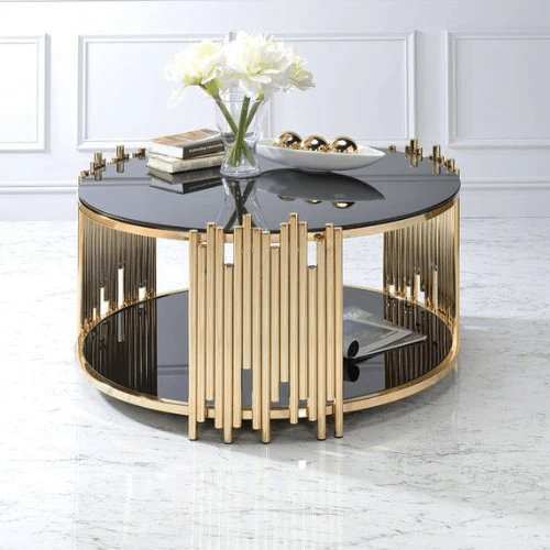 Gold Centrepiece Coffee Table