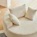 Plush Round Lounge Chair