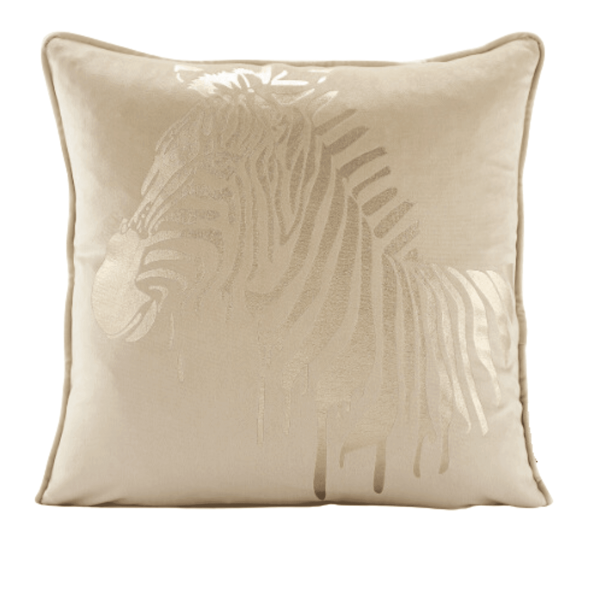 Zebra Velvet Cushion Cover