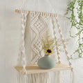 Bohemian Wooden Floating Shelf